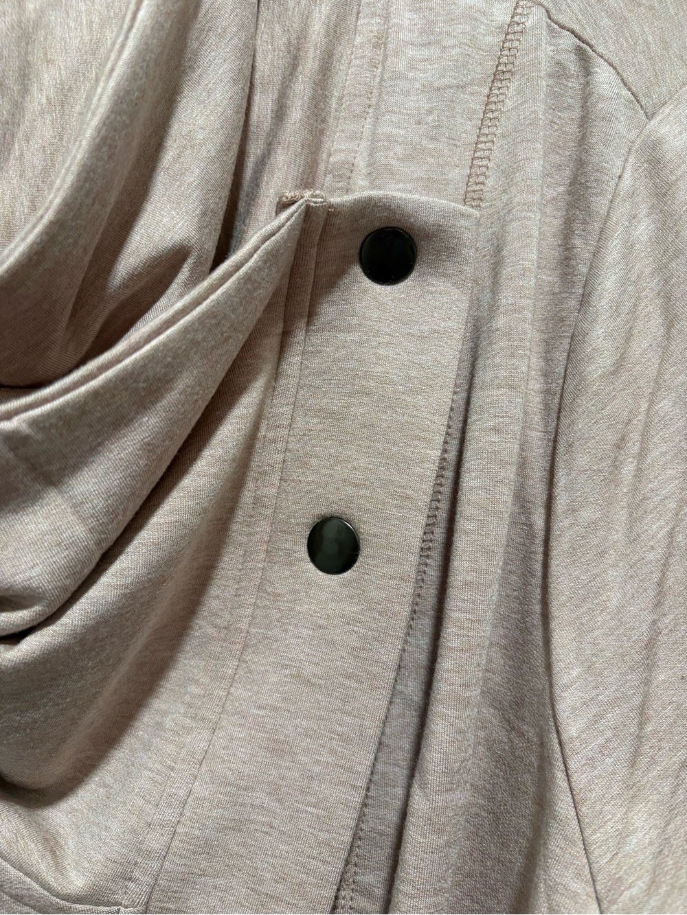 Phoenix Tan Florence Cozy Draped Cowl-Neck Wrap Top Size 1X NWT - Picture 9 of 14